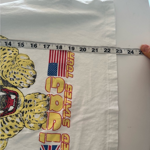 White Def Leopard Graphic T-Shirt - Picture 10 of 10